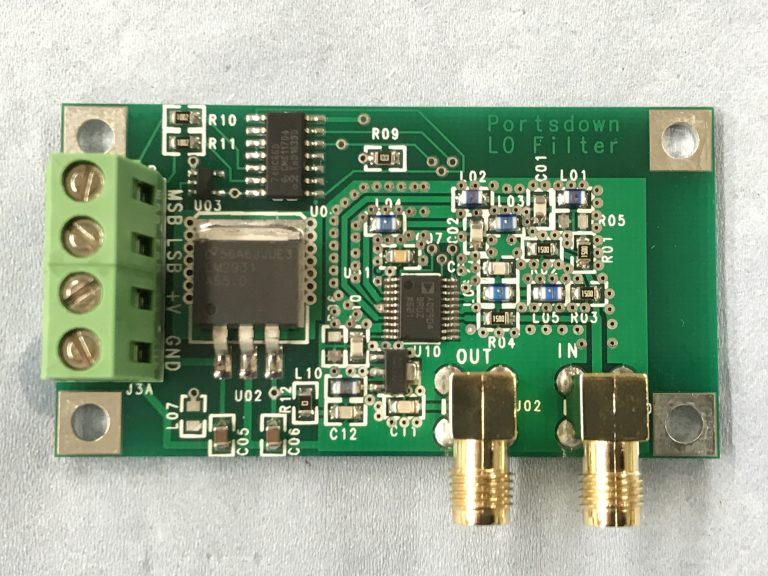 Portsdown – LO filter board – BLANK PCB – British Amateur Television Club